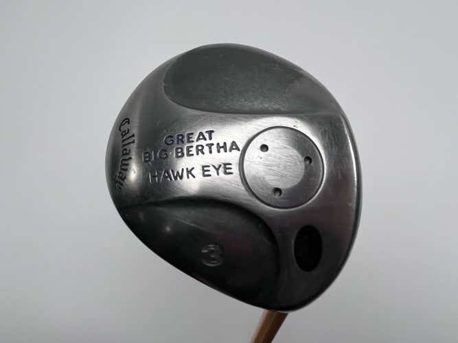 Callaway Great Big Bertha Hawkeye 3 Fairway Wood 15* ProForce 65 Gold Regular RH
