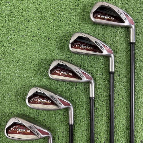 Callaway Diablo Edge Iron Set 5-9 Graphite Senior A Flex 65g -1 Short