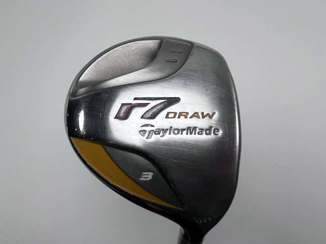 TaylorMade R7 Draw 3 Fairway Wood 15* REAX 55g Regular Graphite Mens RH