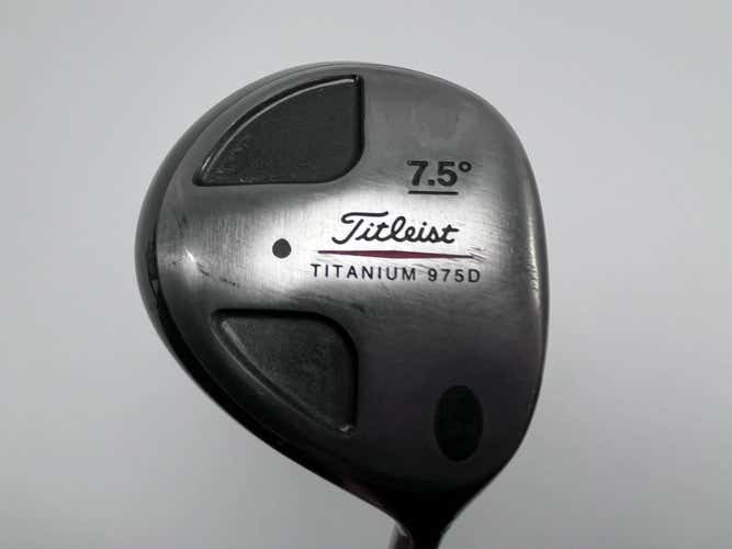 Titleist 975 D Driver 7.5* True Temper EI-70 Stiff Graphite Mens RH