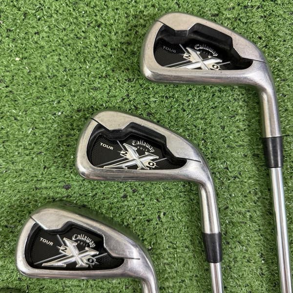 READ Callaway X20 Tour Iron Set 3-9 Project X 6.0 Rifle Stiff Flex