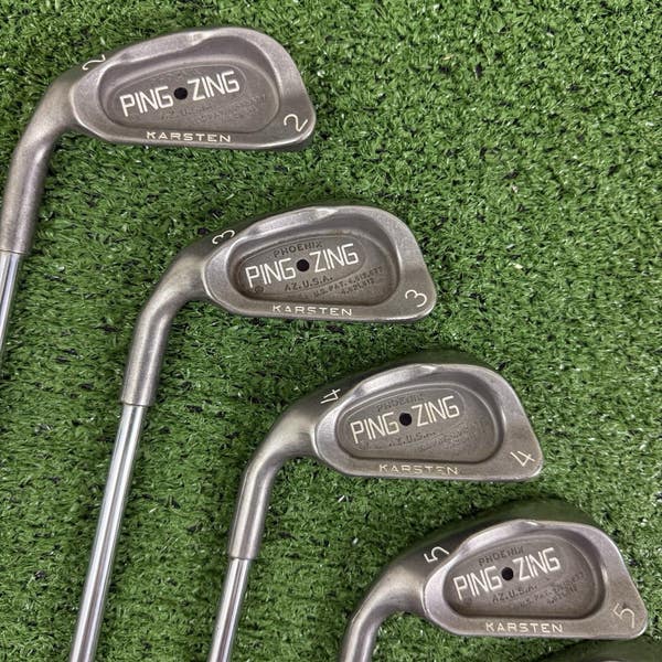 READ Ping Zing Black Dot Iron Set 2-PW Steel Stiff Flex Karsten