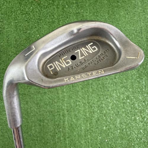 Ping Zing Karsten Lob Wedge LW Black Dot Stiff Flex Steel Left Handed