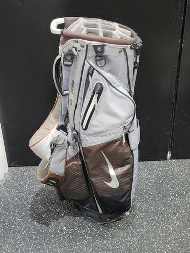 Used Nike AIR HYBRID Mens Stand Bag Grey 11849-S000038818