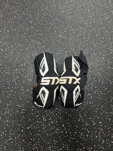 Used STX STINGER Lacrosse Arm Pads/Guards Black XS 11849-S000038851