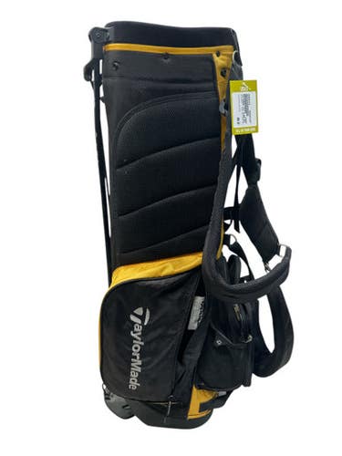 Used Taylormade GOLF STAND BAG Mens Stand Bag Black And Gold 11835-S000207144