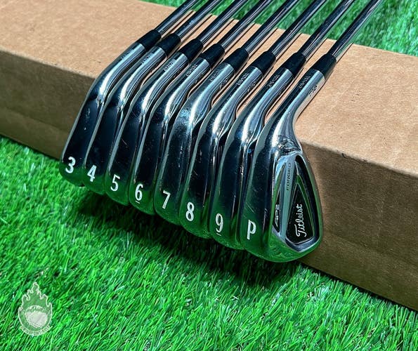 Used RH Titleist AP2 716 Forged Irons 3-PW AMT X100 X-Stiff Flex Steel Golf Set