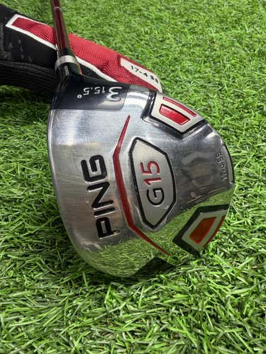 PING - G15 - 3 Wood 15.5* - Graphite - Regular Flex - RH