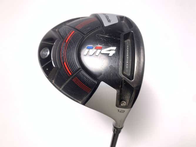 TaylorMade M4 Driver 12* Fujikura Atmos 5R Regular Graphite Mens RH Midsize Grip