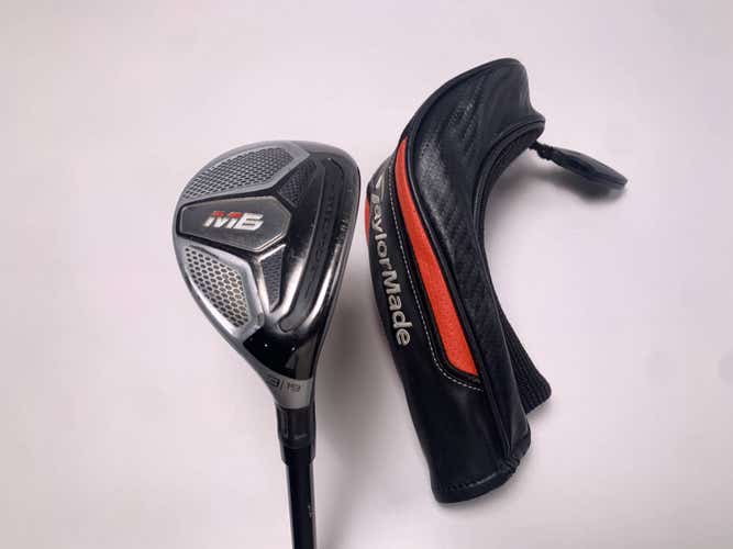 TaylorMade M6 3 Hybrid 19* Fujikura Atmos Red 5A Senior RH HC Midsize Grip