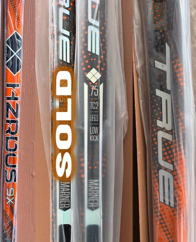 True HZRDUS 9X Hockey Stick - Senior, Left Hand - TC2, 75 Flex (New - Still in Plastic)