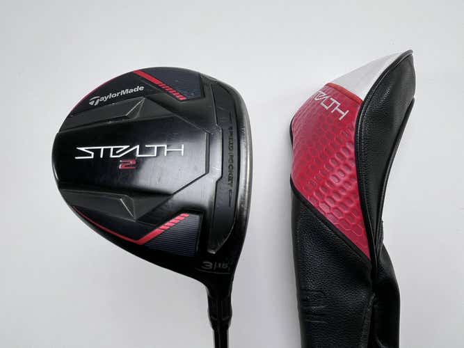 TaylorMade Stealth 2 3 Fairway Wood 15* Fujikura Ventus Red TR 5R Regular RH HC