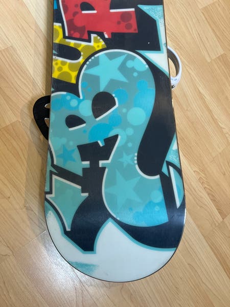 Kid's 120cm Burton Chopper Snowboard | Burton Grom Custom Bindings