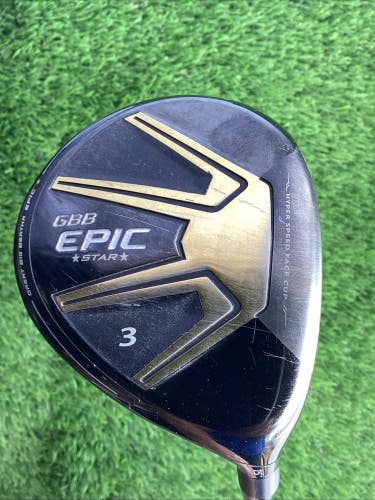 Callaway GBB Epic Star Fairway 3 Wood 15* With Grand Bassara Regular Graphite