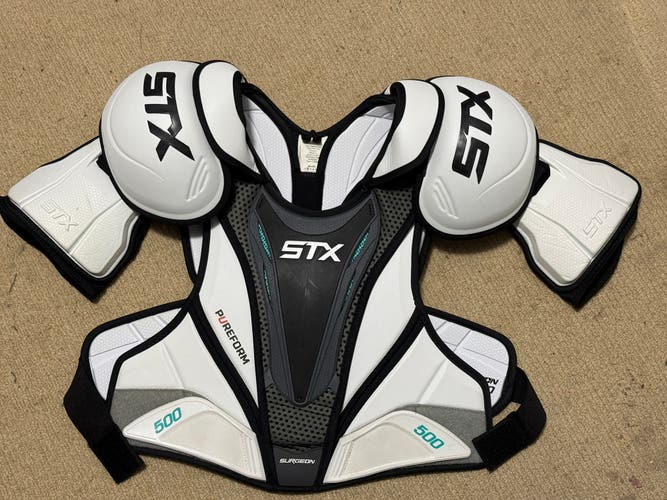 Large Senior STX Surgeon 500 Shoulder Pads (New)