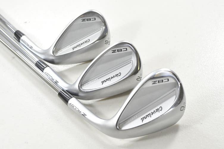 Cleveland CBZ 52*, 56*, 60* Wedge Set Right Accra 115i Stiff Steel  # 215372