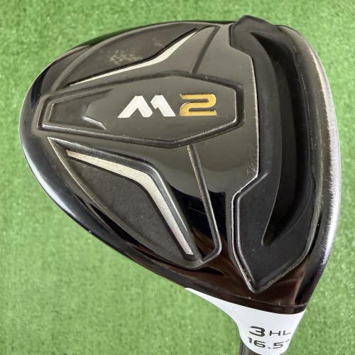 Taylormade M2 2016 3 HL Wood 16.5 Reax 65g Regular Flex Right Handed 43