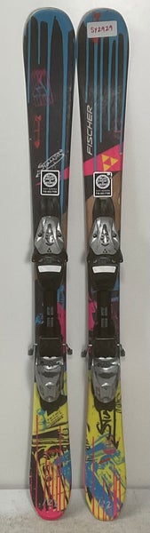 Kid's Fischer 111cm Park Stunner Skis With Fischer FJ4 Bindings (Used)(SY2929)
