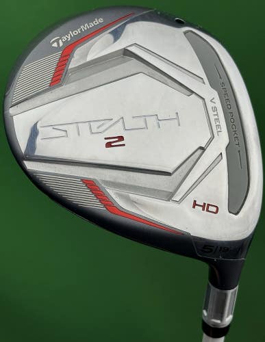 TaylorMade Stealth 2 HD Womens Fairway 5-Wood 5W 19* Ladies Aldila Ascent MINT