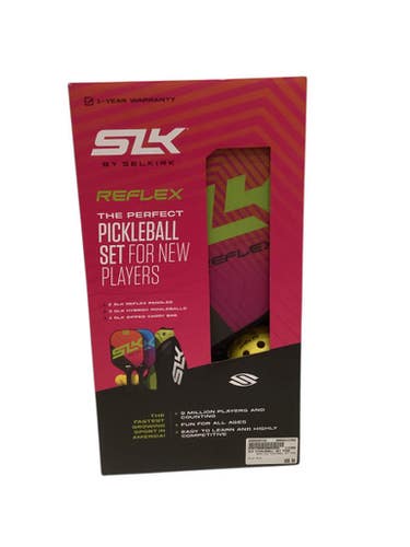 Used SLK PICKLEBALL SET PINK Pickleball Racquet Pink 11443-S000204732