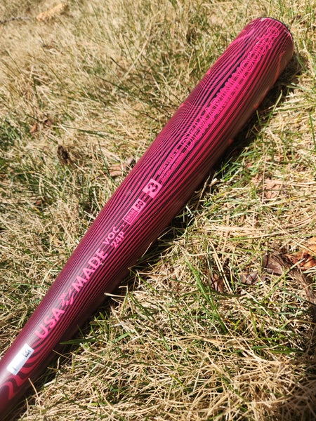 2024 DeMarini Voodoo One Pink BBCOR Certified Bat (-3) 28 oz 31" (Used)