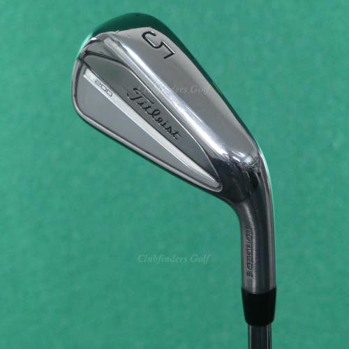 Titleist 2023 T200 Forged Single 5 Iron True Temper AMT Black S300 Steel Stiff