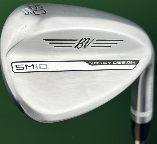 Titleist Vokey SM10 Tour Chrome Lob LW Wedge 60-10* S-Grind Steel RH MINT!