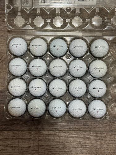 20 TaylorMade Tour Response Golf Balls - 5A MINT CONDITION