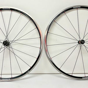Shimano WH-RS10 20/16-Spoke Lightweight Black Aluminum 622x15/700C Wheelset