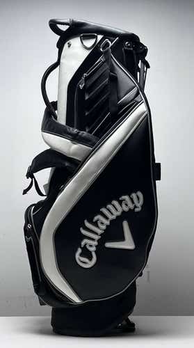Callaway Staff Stand Bag Black 4-Way Divide Dual Strap Golf Bag