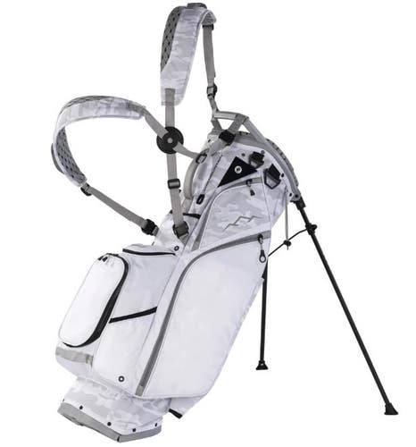 Sun Mountain Eclipse E 3.5 14-Way Stand Carry Golf Bag Color: Snow Camo White
