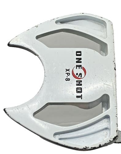 PowerBilt One Shot XP-8 Belly Mallet Long Putter RH Steel 42" New Winn 17.5 Grip