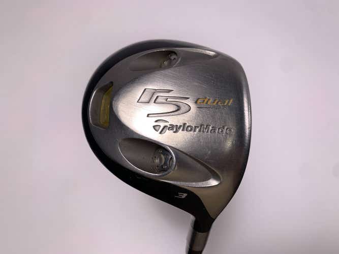 TaylorMade R5 Dual 3 Fairway Wood 15* MAS2 55g Regular Graphite Mens RH