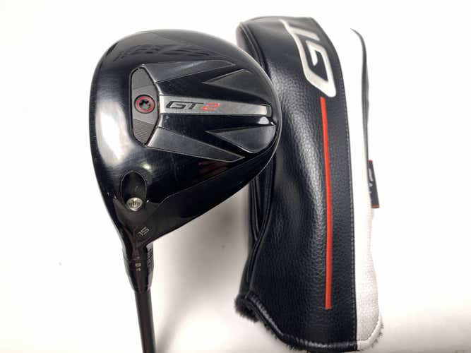 Titleist GT2 3 Fairway Wood 15* HZRDUS 6.5 Gen 5 Black 70g Extra Stiff LH HC