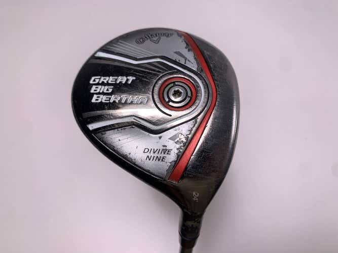 Callaway Great Big Bertha 2015 Divine Nine Fairway Wood 24* Kuro Kage Senior RH