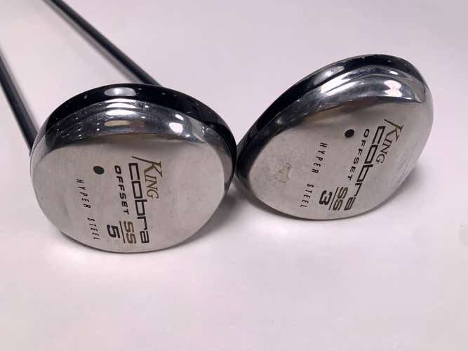 Cobra SZ Offset 3 & 5 Fairway Wood Set 15* 18* 50g Ladies Graphite Womens RH