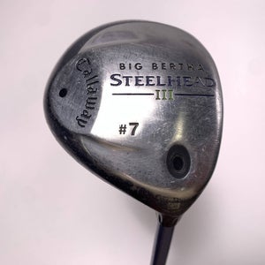 Callaway Steelhead III 7 Fairway Wood 21* System III Ladies Graphite Womens RH