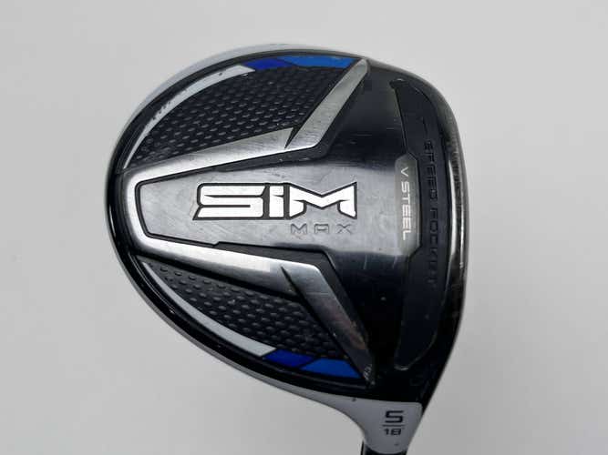 TaylorMade SIM MAX 5 Fairway Wood 18* Fujikura Ventus Blue 6-S Stiff RH