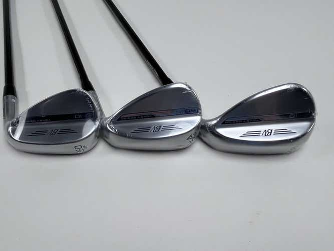 Titleist Vokey SM10 Chrome Wedge Set 50* 12 | 54* 12 | 58* 10 Senior Graphite RH