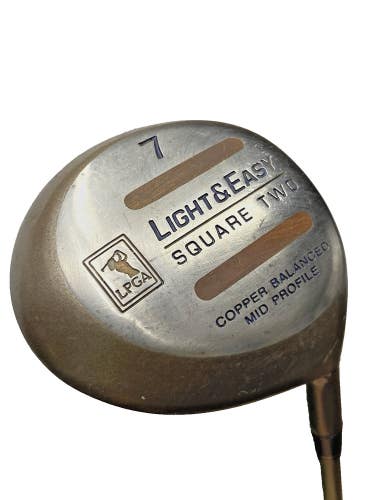 Square Two LPGA Light & Easy 7 Wood 27* Ladies Graphite 40" RH Nice Lamkin Grip