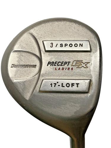 Bridgestone Precept EX Ladies 3 Wood Spoon 17* Graphite 42" RH Good Wrap Grip