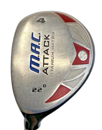 Simon M.A.C. Attack Ti Matrix 4 Hybrid 22* Regular Graphite 39" LH Wrap Grip