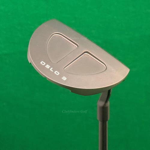 Ping PLD OSLO 3 Gunmetal 34" Flow-Neck Mallet Putter Golf Club w/ HC