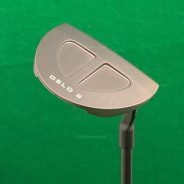 Ping PLD OSLO 3 Gunmetal 34" Flow-Neck Mallet Putter Golf Club w/ HC