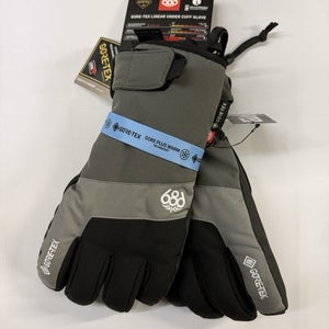 686 gore tex linear under cuff gloves Size L Charcoal