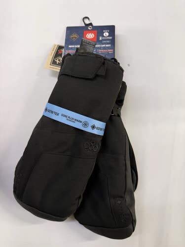 686 gore tex linear under cuff Mitt Size Large Black New With Tags
