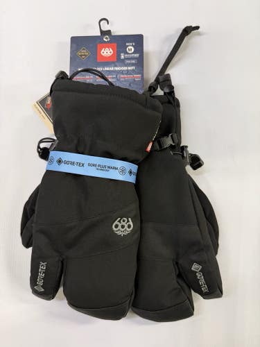 686 gore tex linear Trigger Mitt Size Medium Black New With Tags