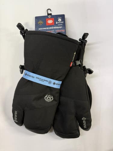 686 gore tex linear Trigger Mitt Size XL Black New With Tags