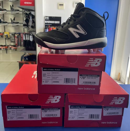 New Balance 3000 V6 Rubber Molded Baseball Cleats