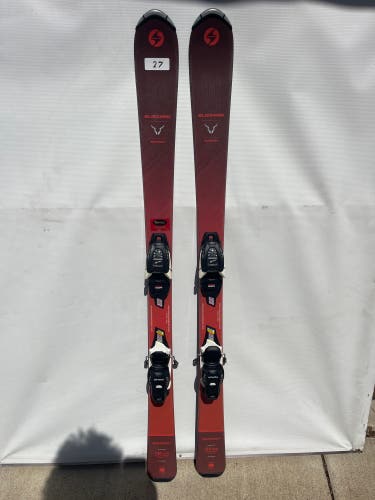 Kid's Blizzard  Brahma 130 cm All Mountain Skis With Bindings (Used)
